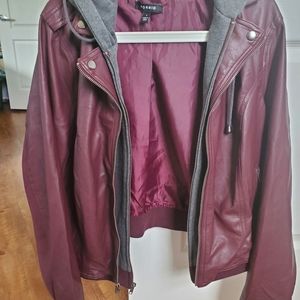 Torrid faux leather moto jacket